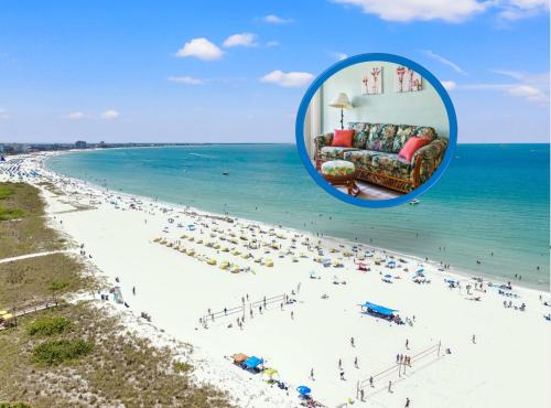 Majestic Beach Condo in Beachfront Resort in St Pete Beach in Saint Pete Beach, United States