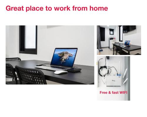 P4 Silom Large 2beds full kitchen WIFI 4 6pax