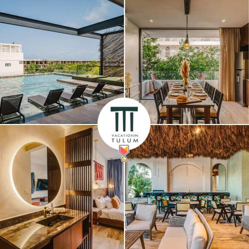 Deluxe Design 3BR with Pool SPA Gym Kids Area — 4-Star Luxury Hotel in Tulum, Mexico