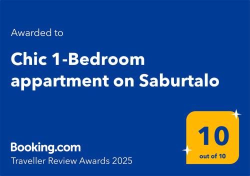 Chic 1 Bedroom appartment on Saburtalo