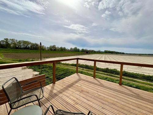 Peaceful Provence modern countryside tower in Fourques, France