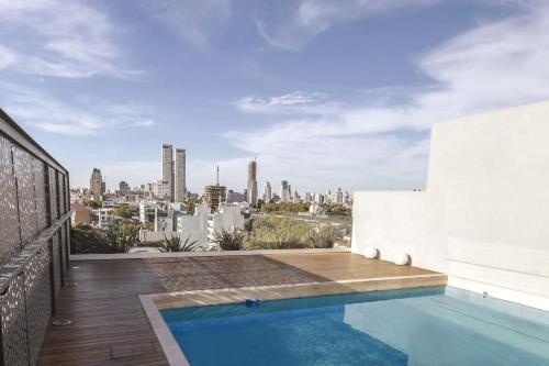Amplio departamento con piscina y vista a la ciudad — 4-Star Luxury Hotel in Buenos Aires, Argentina