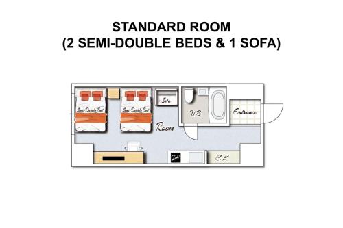 Miyazaki Mango Hotel Vacation STAY 58300v in Miyazaki, Japan