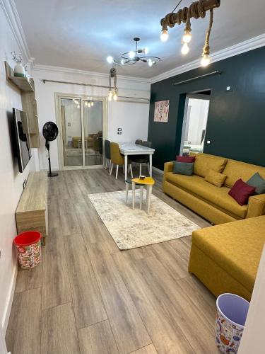 A very luxurious hotel apartment in Obour the entertainment district second floor without an elevator in Unknown City, Egypt