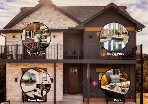 Smith Creek Resort WaterPark Lazy River Pickle Ball Heated Indoor Pool Hot Tub — 4-Star Luxury Hotel in Sevierville, United States