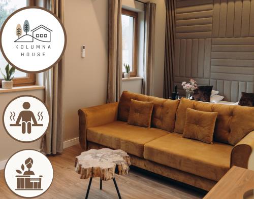 KOLUMNA HOUSE dom noclegowy z sauną i balią — 4-Star Luxury Hotel in Lask, Poland