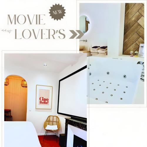 Cinema & Balneo Privatif - carbon neutral hotel in Unknown City