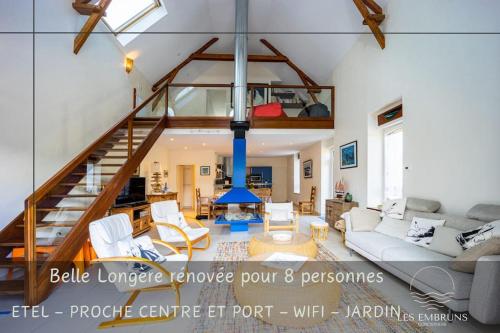 Grande Longere Renovee Spacieuse Et Lumineuse — Etel