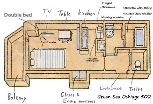 Green Sea Oshiage 5F — 4-Star Luxury Hotel in Tokyo, Japan
