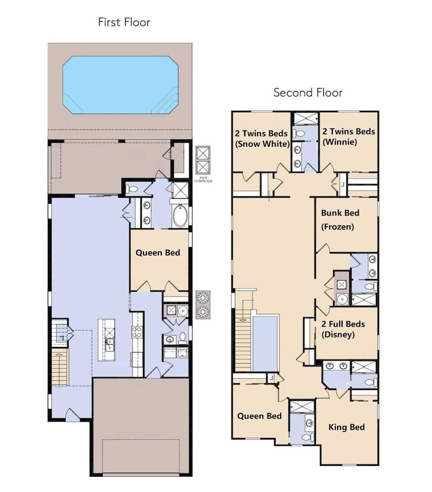 7BR Lake View Villa Pool Spa Solterra Resort - photo 14