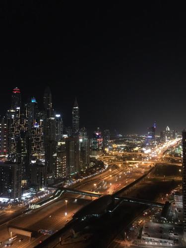 180 Sheik Zayed Road balcony views 2BR in JLT — 4-Star Luxury Hotel in Dubai, United Arab Emirates