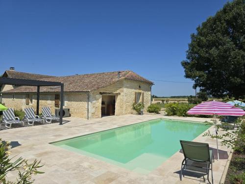 Charmant gîte en pierre avec piscine partagée WiFi proche de Bergerac FR 1 616 490 — hotel in Lamonzie-Saint-Martin