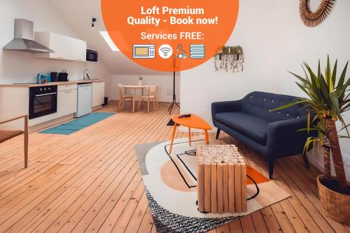 Loft Lumineux Tres Spacieux Parking Gratuit in Chateauroux, France