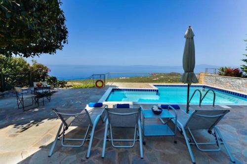 Luxury Villa Ismini in Stoupa Private Pool & BBQ — 4-Star Luxury Hotel in Oichalia, Greece