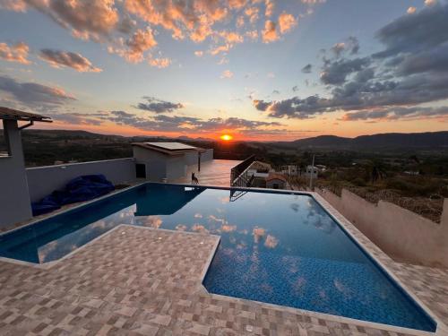 Flat por do Sol in Tiradentes, Brasil