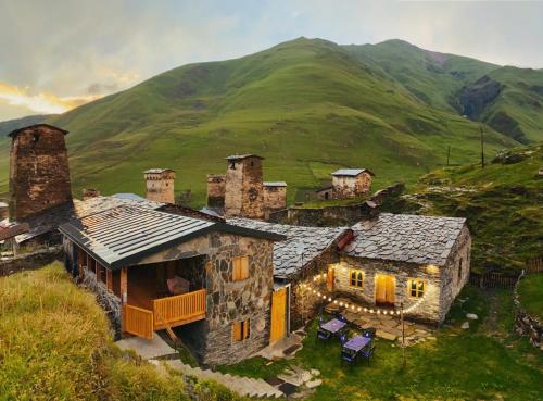 Ushguli 12 Century in Mest'ia, Georgia