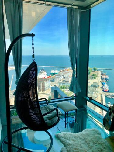 Sea Towers Penthouse 28 29 Two Floors Sea View Panoramic Terrace 110M2 Jacuzzi in Gdynia, Poland