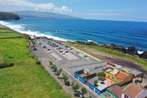 Santa Barbara Beach hotspot in Ribeira Grande, Portugal