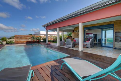 Case Bellevue Piscine Vue Mer in Saint-Louis, Réunion
