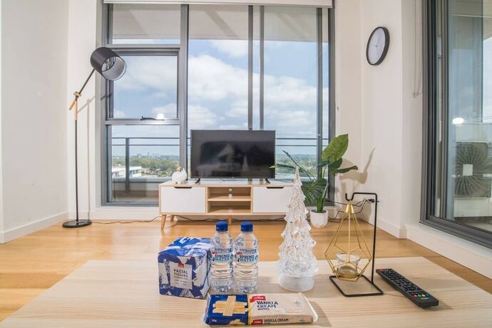 17th Level 1bed1bath APT Macquaire Park wifi view — 4-Star Luxury Hotel in Macquarie Park, Australia