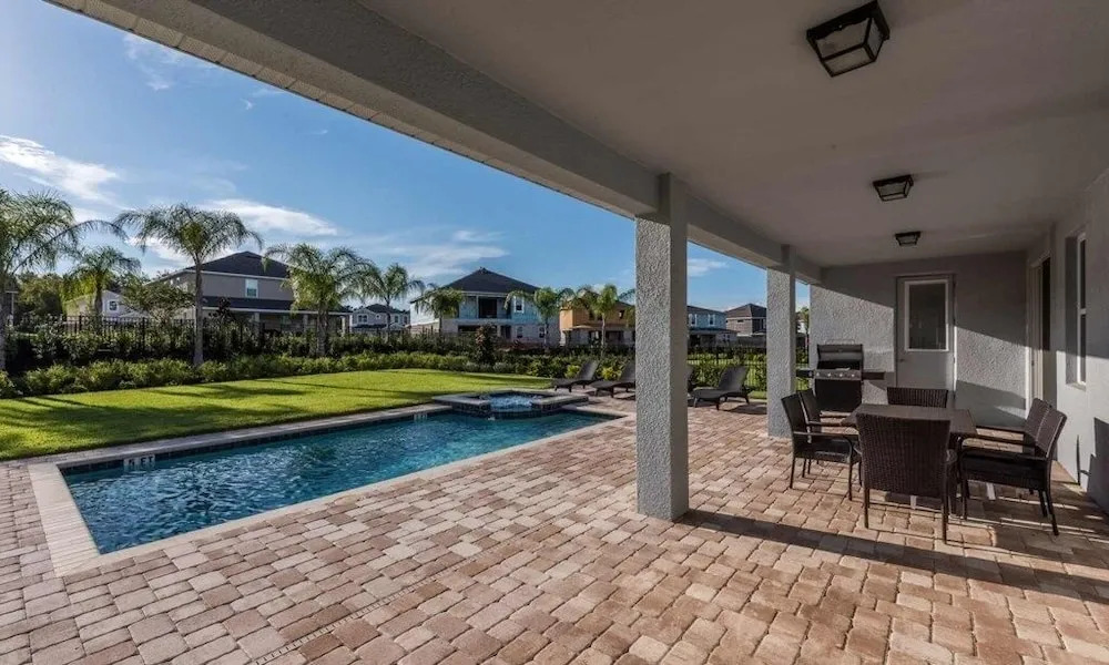 9 Bed Pool Home with Game Room Gated Resort 9 Bedroom Home by Redawning - photo 13