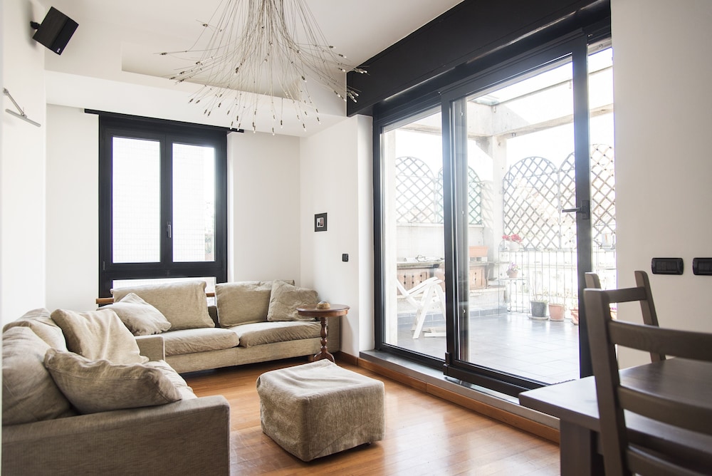 Bright Terrace Apartment in University District — 4-Star Luxury Hotel in Milan, Italy