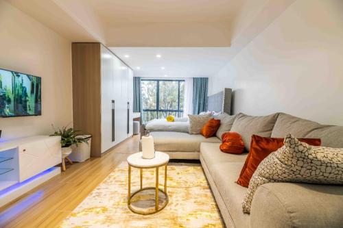 Classy Studio Apartment In Kilimani With Fully Equipped Gym And Balcony Which Breathtaking City Views