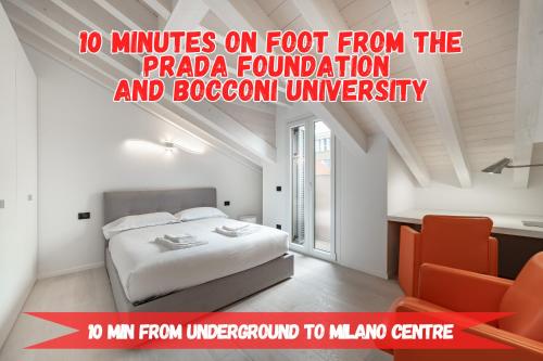 10 min walk from Prada Bocconi and Metro — 4-Star Luxury Hotel in Milan, Italy