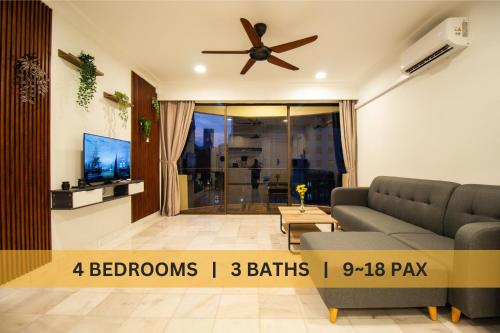 Downtown Condo KL City 18 pax — 4-Star Luxury Hotel in Kuala Lumpur, Malaysia