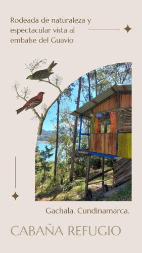 CABAÑA REFUGIO Rodeada de naturaleza y espectacular vista al embalse del Guavio pet-friendly hotel Gachala