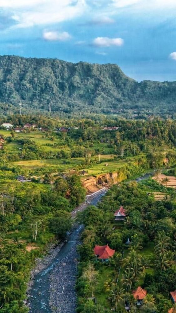 The River Island Sidemen in Sidemen, Indonesia