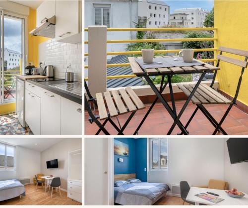 Aristide#3 Studio Lumineux Avec Sa Jolie Terrasse in Saint-Nazaire, France