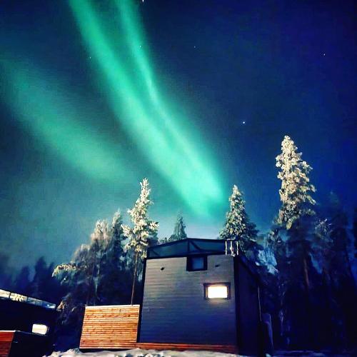 Levi Sky Igloo with private sauna and hot tub in Kittilae, Finland