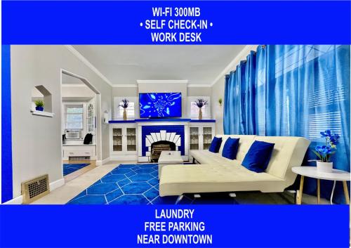 The Sapphire Haven Your Old Brooklyn Oasis Awaits Families Couples Business Travelers Near Downtown With Parking 300 MB WiFi & Self Check In in Cleveland, United States