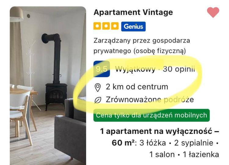 Apartament Vintage — 4-Star Luxury Hotel in Mragowo, Poland