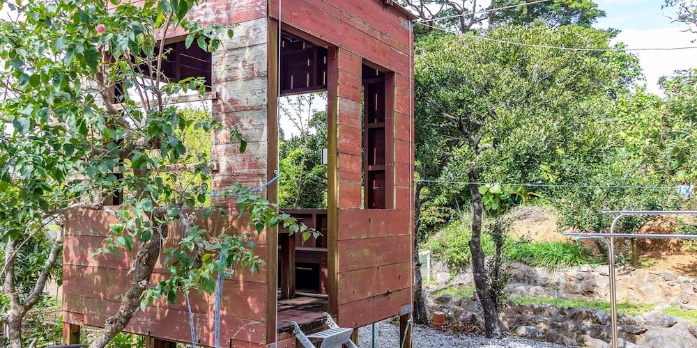 Amaterrace in Motobu in Nago, Japan