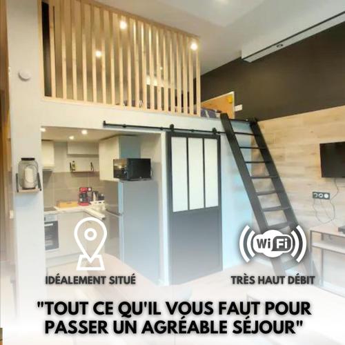 Loft moderne dans un palace bourgeois in Aix-Les-Bains, France