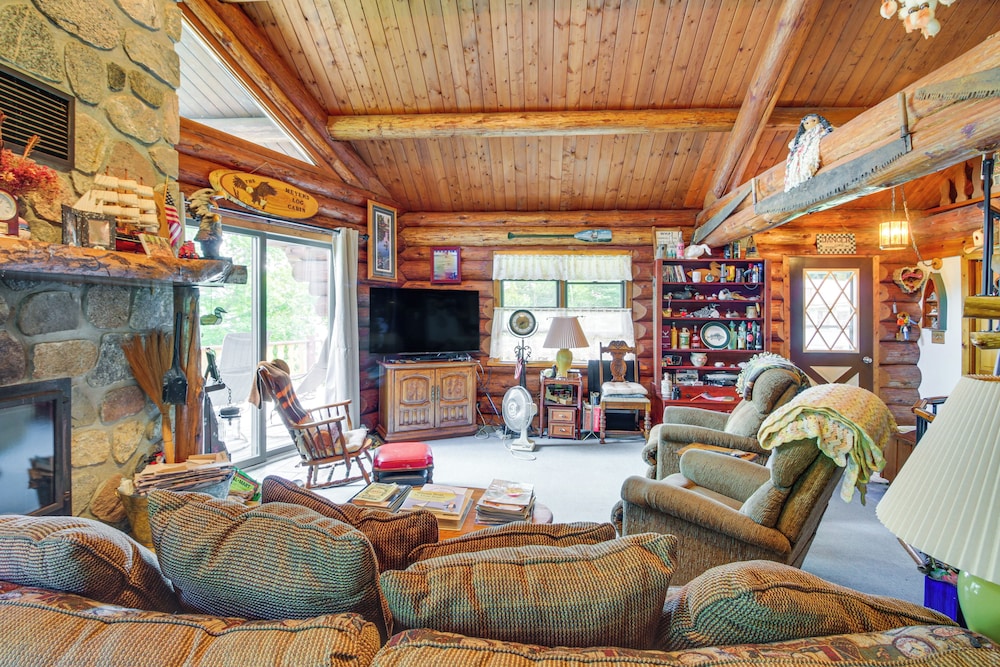 Lakefront Retreat w Dock & Yard in Remer - last minute hotel in Unknown City