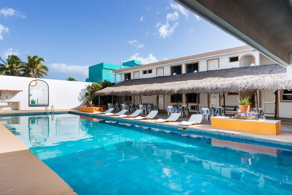 Hotel Las Garzas in Progreso, Mexico