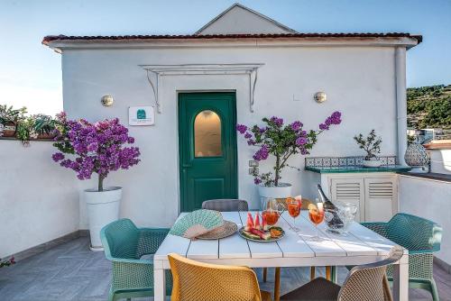 Domus Smeraldo terrace and sea view Amalfi Coast in Massa Lubrense, Italy