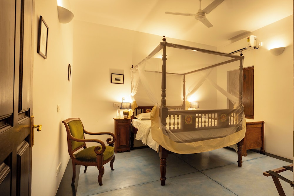 The Colonial Courtyard in Puducherry, India