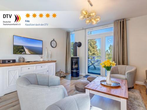 Ferienhaus Fritz Reethus mit Sauna und Kamin in Loddin, Germany