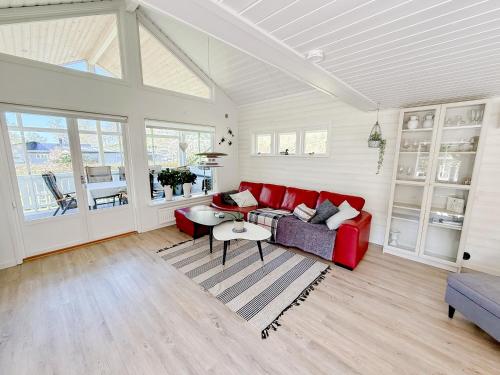 Close to the Beach Large Garden with 2 Patios & BBQ in Falkenberg, Sweden