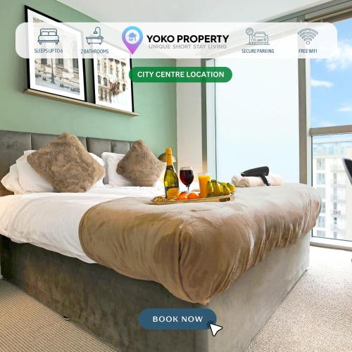 2 Bedroom 2 Bathroom Apartment City Centre Free Parking Fast Wifi Juliet Balcony and Smart TV with SkyTV and Netflix by Yoko Property — 4-Star Luxury Hotel in Milton Keynes, United Kingdom