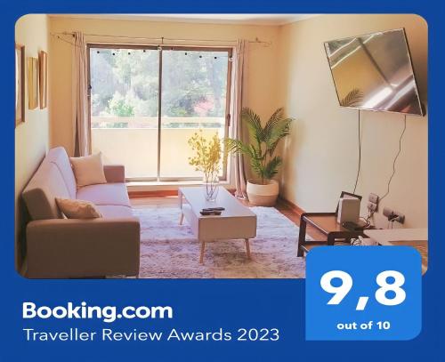 Hermoso Departamento Central en Concepción hasta 4 camas 2 Dormitorios 1 Baño 1 Estacionamiento Mejor Evaluado en Chile 2023 2025 Incluye Consola de Juegos Retro Te ayudo con panoramas — 4-Star Luxury Hotel in Concepcion, Chile