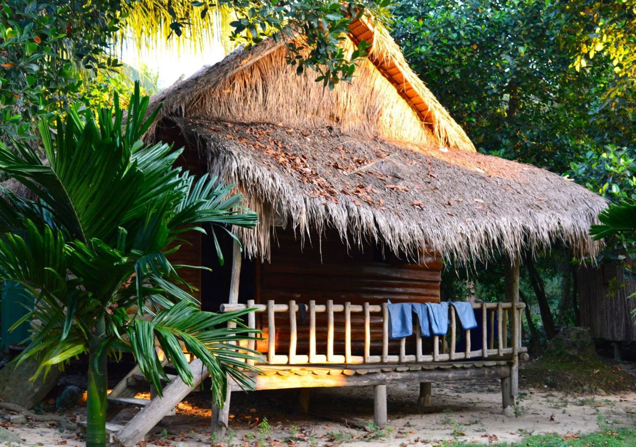 Inn the Village in Unknown City, Cambodia