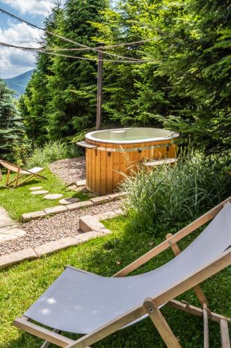 Alemiło uroczy dom z balią i widokiem na Babią Górę in Zawoja, Poland