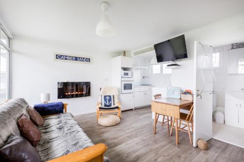 The Beach Huts Camber Sands in Camber, United Kingdom