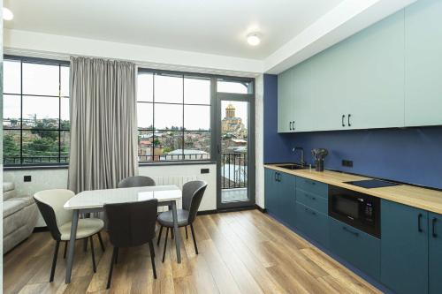 Modern Apartment Overlooking Tbilisi