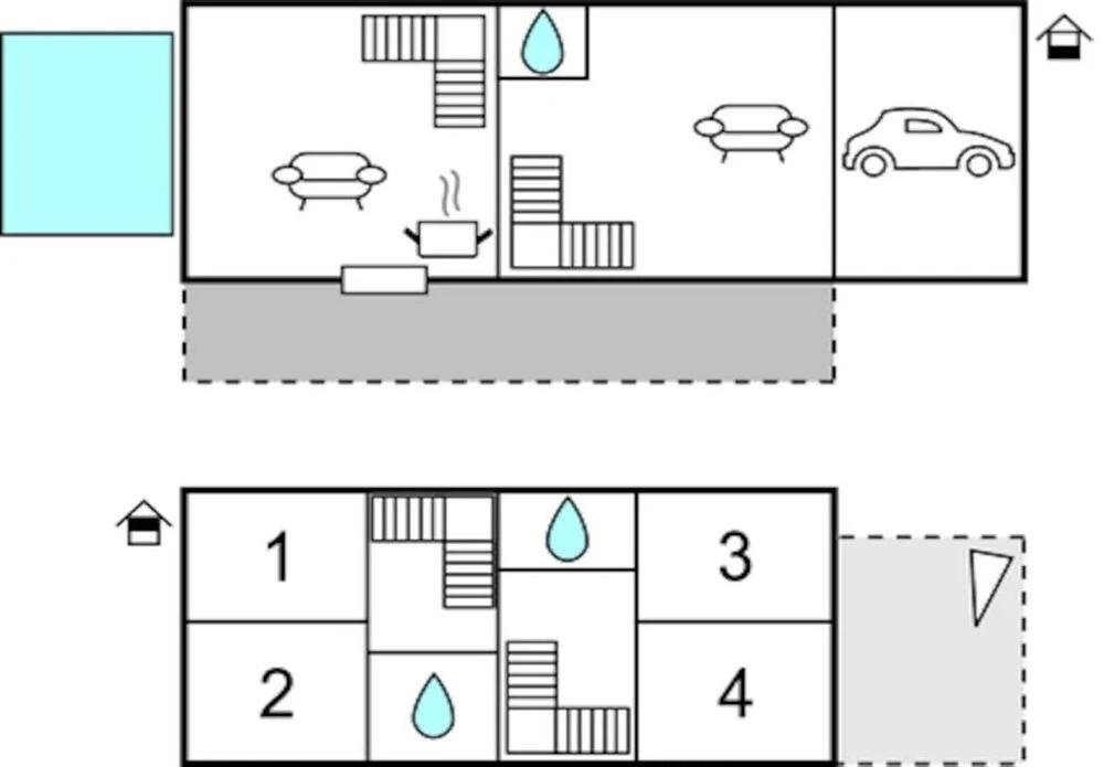 Niksi With Pool H in Supetar, Croatia